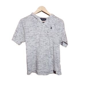 U.S. Polo Assn. Boys shirt with hood